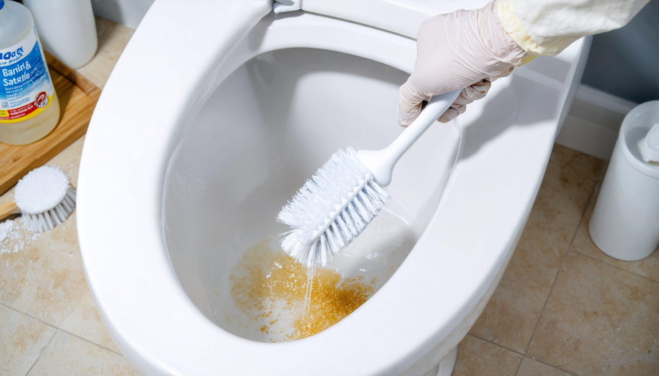 découvrez des astuces et solutions pratiques pour éliminer efficacement le tartre incrusté au fond des toilettes, et retrouvez une salle de bain propre et saine.