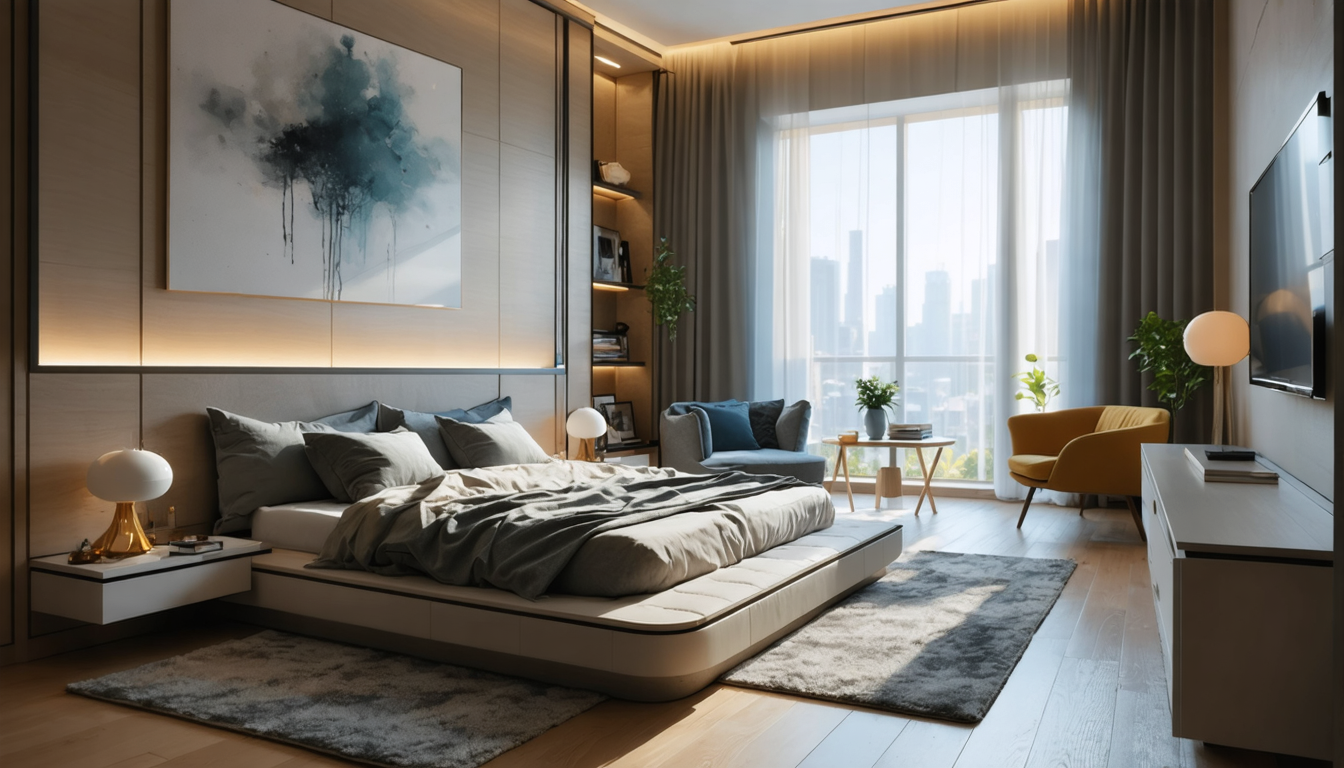 découvrez comment optimiser l'aménagement d'une petite chambre pour créer un espace apaisant et favoriser un sommeil réparateur grâce à des astuces pratiques et un mobilier adapté.