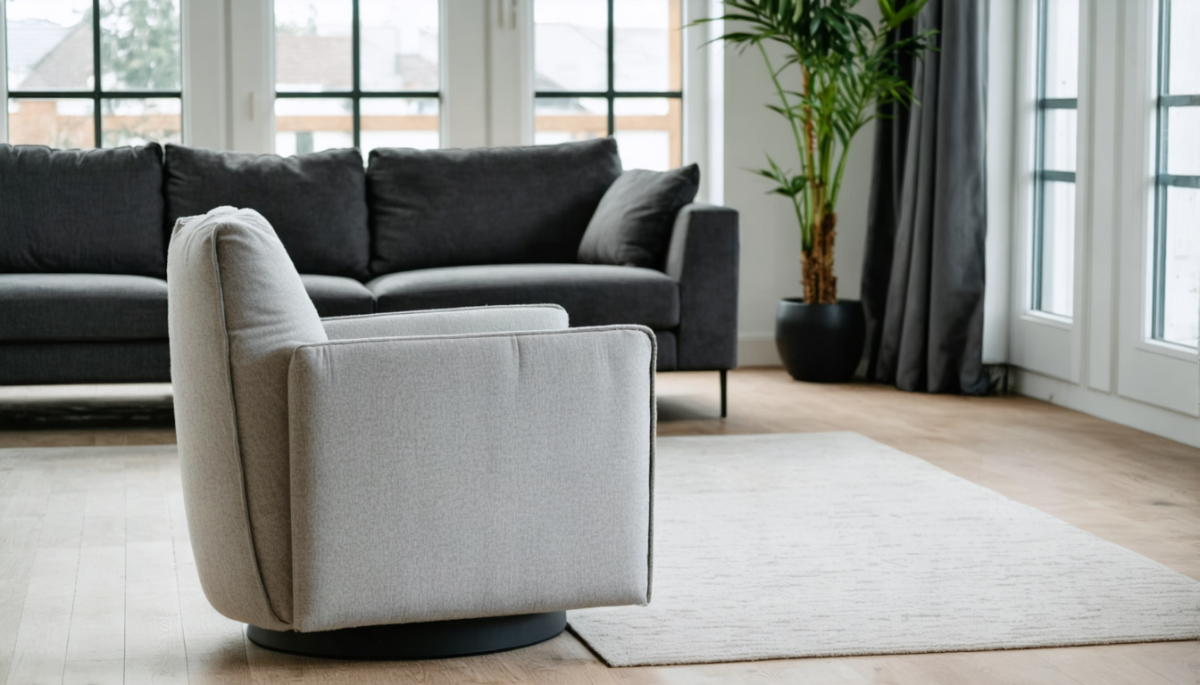 découvrez le fauteuil lounge pivotant, l'alliance parfaite entre design élégant et confort optimal pour transformer votre salon en un espace convivial et stylé.