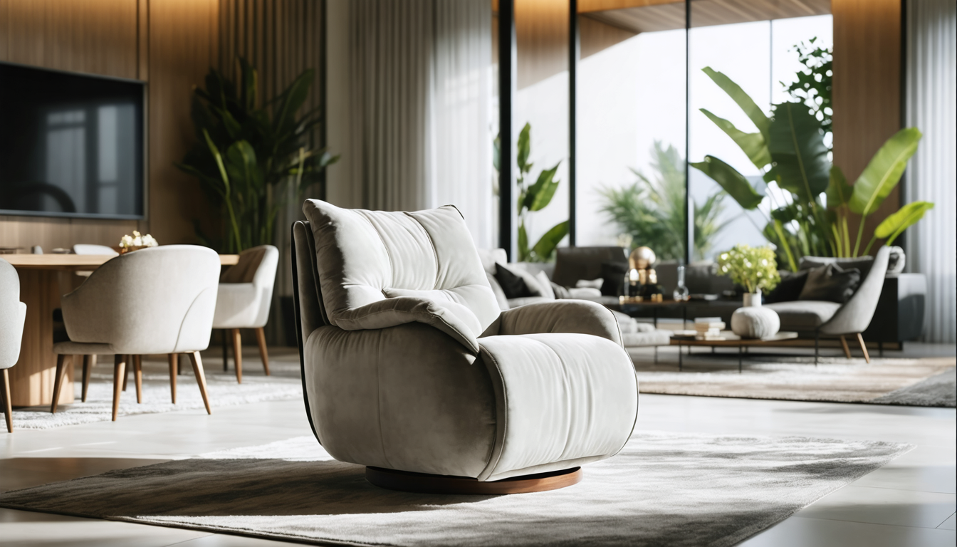 découvrez le fauteuil lounge pivotant, alliant design élégant et confort optimal pour transformer votre salon en un espace accueillant et moderne.