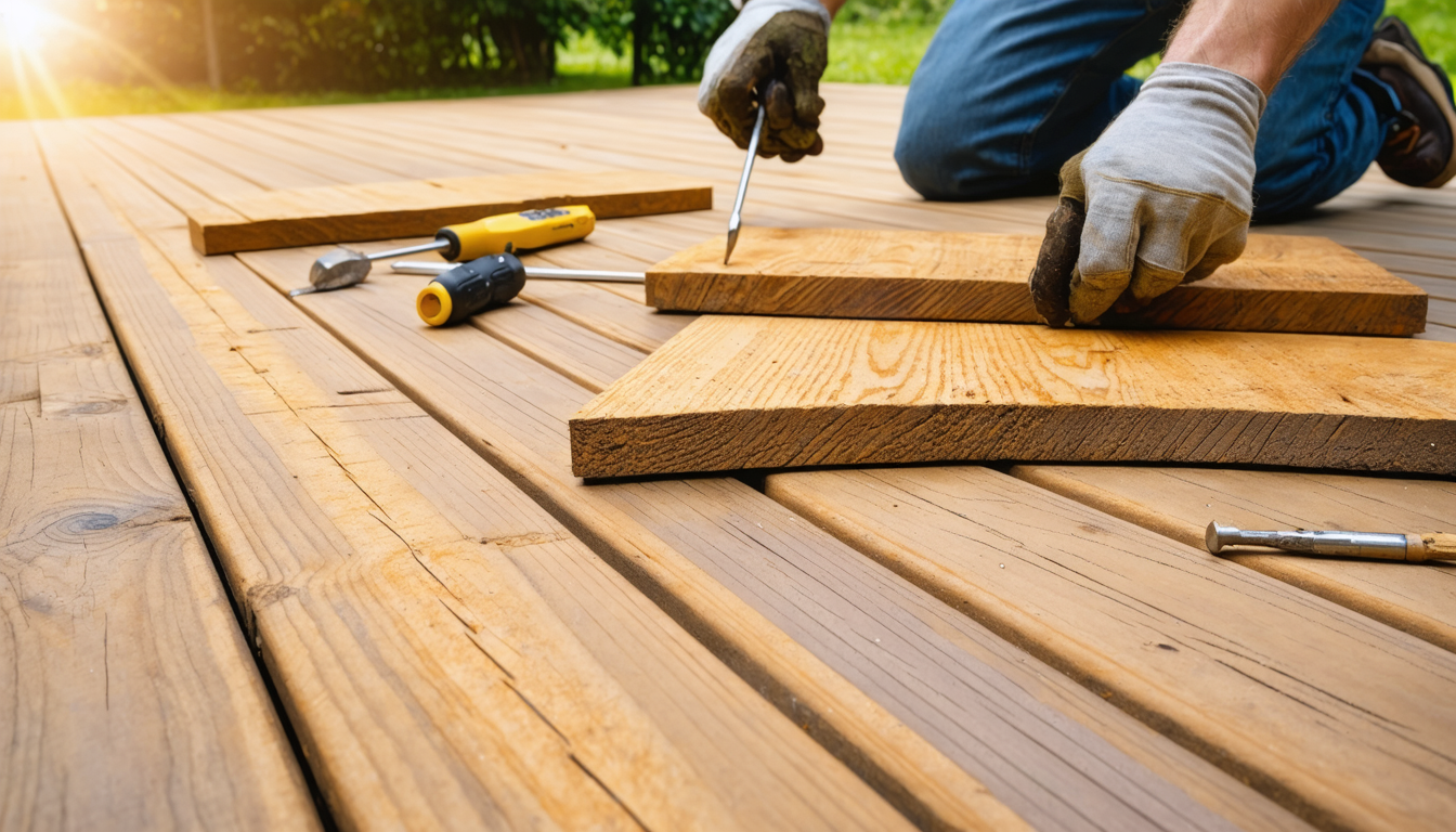 découvrez comment identifier et réparer les déformations ou soulèvements des lames de terrasse en bois pour préserver la beauté et la sécurité de votre extérieur.