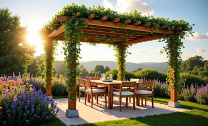 4 astuces pour une pergola chic et durable en extérieur