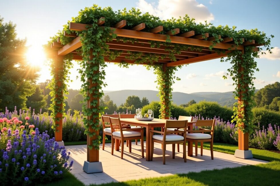 4 astuces pour une pergola chic et durable en extérieur