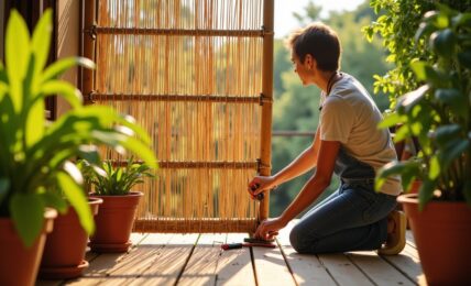 Astuces pratiques pour installer une canisse sans utiliser de grillage