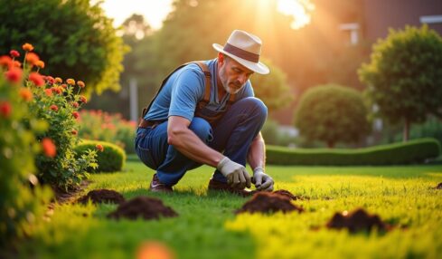 Stratégies éprouvées pour débarrasser votre jardin des taupes