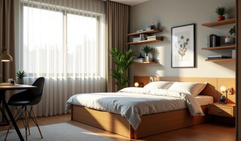 Astuces ingénieuses pour maximiser l'espace et organiser efficacement une petite chambre