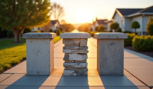 Comment sélectionner le matériau idéal pour vos piliers de portail : béton, pierre ou métal ?