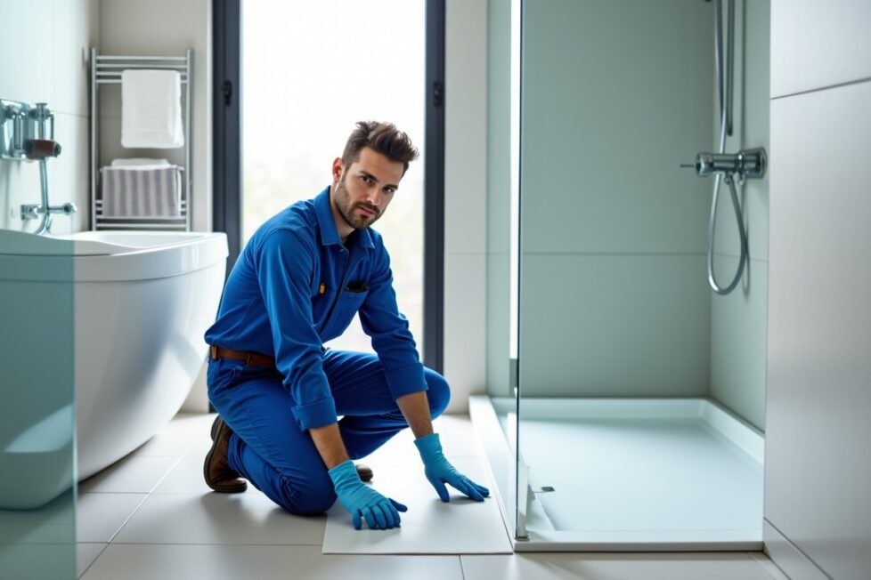 Garantir l'étanchéité sous un receveur de douche : méthodes essentielles et matériaux recommandés