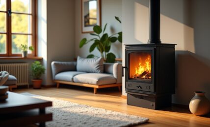 Poêle à bois : alliez efficacité thermique et élégance design pour votre intérieur