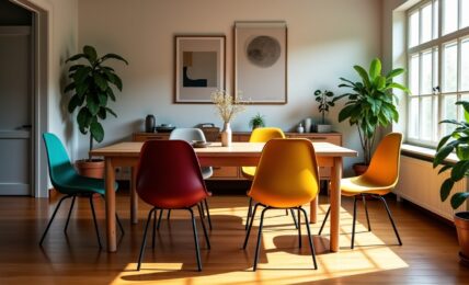 Chaises hétéroclites dans votre salle à manger : l'art du mélange et de l'harmonie