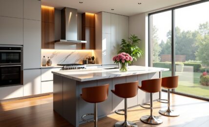 Aménager un îlot central de cuisine : de la conception à la réalisation avec un plan de travail sur mesure
