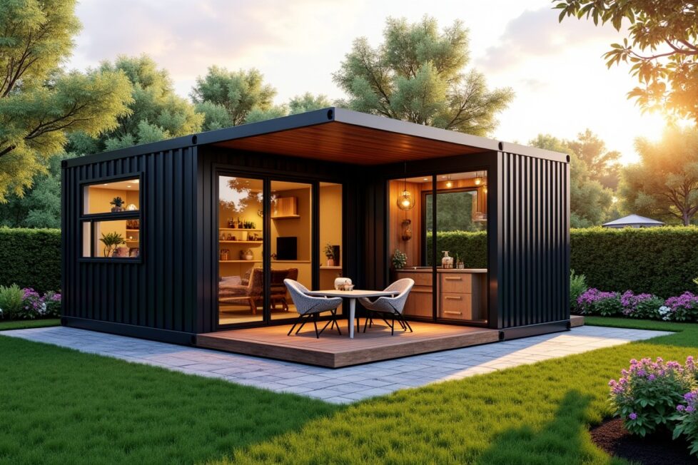 Un studio container dans votre jardin : conseils et tendances pour un espace de vie moderne et pratique