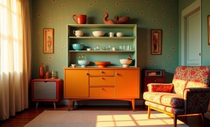 Les buffets et meubles Mado des années 1950 : inspirations vintage et conseils pour une déco rétro