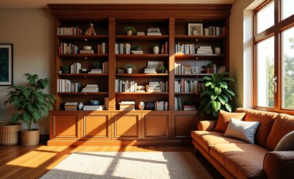 Aménagez votre espace de vie : une bibliothèque sur mesure pour une touche personnelle et unique