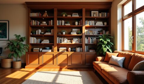 Aménagez votre espace de vie : une bibliothèque sur mesure pour une touche personnelle et unique