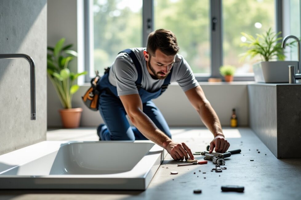 Guide pratique : Installer un receveur de douche sur une dalle béton sans difficulté