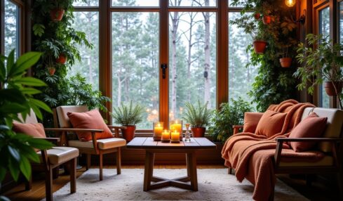 Créer un jardin d'hiver chaleureux et accueillant : idées et conseils pour un espace cocooning en décembre