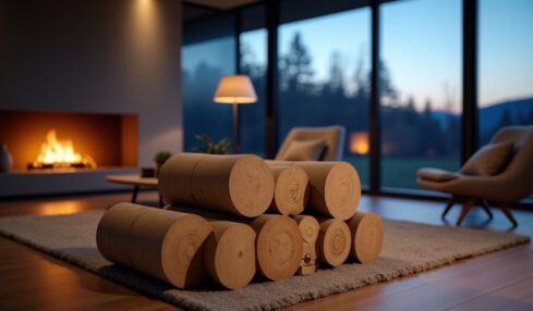 Bûches compressées : la nouvelle ère du bois de chauffage réinventée