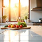 Modernisez votre cuisine : astuces et coûts pour relooker un plan de travail en carrelage