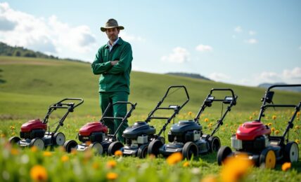 Comment choisir la tondeuse idéale pour venir à bout des terrains accidentés ?