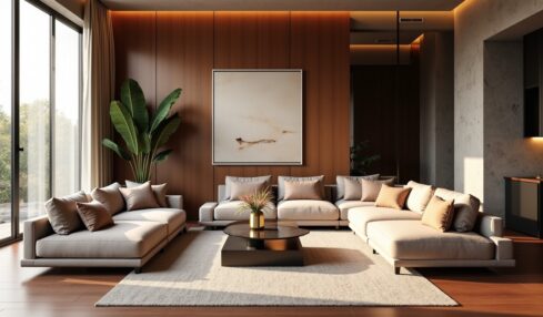 Maison & style : comment harmoniser vos tissus avec les matériaux de construction (bois, métal, béton)