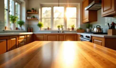 Astuces pour dégraisser vos meubles de cuisine en bois vernis en préservant leur éclat