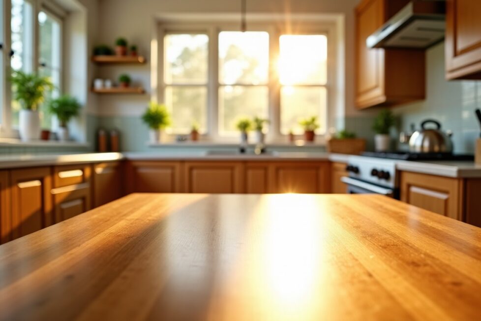 Astuces pour dégraisser vos meubles de cuisine en bois vernis en préservant leur éclat