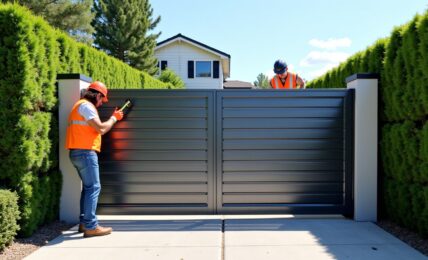Les défis techniques à prendre en compte pour installer un portail coulissant en aluminium