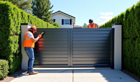 Les défis techniques à prendre en compte pour installer un portail coulissant en aluminium