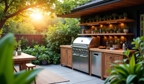 Astuces pour optimiser l'espace autour de votre cuisine d'extérieur