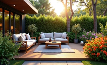 Créer une jolie terrasse dans son jardin