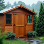 Comment choisir un abri de jardin en bois durable pour les régions venteuses et pluvieuses