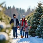 Choisir un arbre de Noël frais