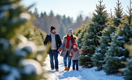 Choisir un arbre de Noël frais