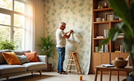 Conseils pratiques pour intégrer le papier peint dans vos projets de bricolage à partir du 10 juin 2024