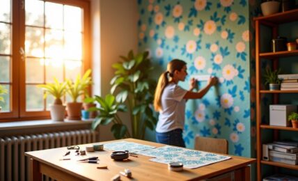 Idées créatives pour intégrer le papier peint dans vos projets de bricolage : conseils et astuces pratiques