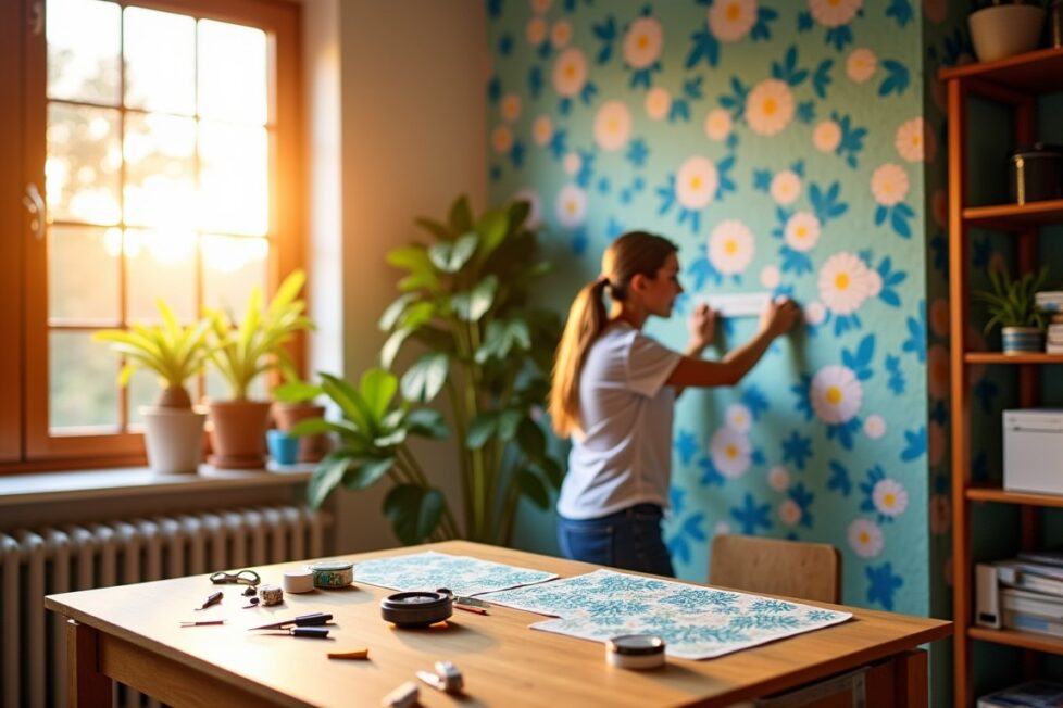 Idées créatives pour intégrer le papier peint dans vos projets de bricolage : conseils et astuces pratiques