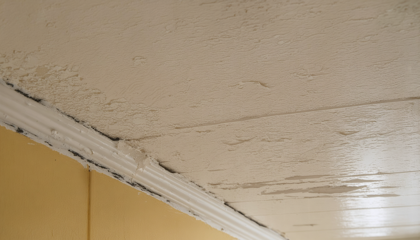 découvrez les causes inattendues de l’écaillage de la peinture au plafond de votre salle de bain et apprenez comment y remédier efficacement.