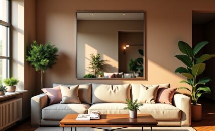Astuce pour fixer un miroir au mur sans percer : la méthode sûre pour éviter qu'il ne tombe