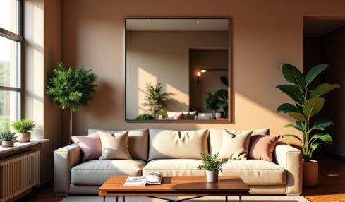 Astuce pour fixer un miroir au mur sans percer : la méthode sûre pour éviter qu'il ne tombe