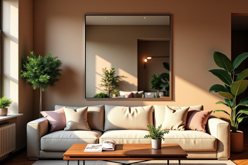Astuce pour fixer un miroir au mur sans percer : la méthode sûre pour éviter qu'il ne tombe