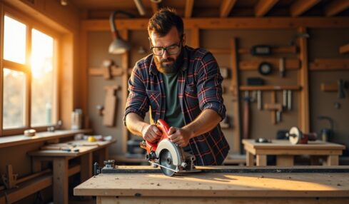 Maximisez l'efficacité de votre scie circulaire sur rail : techniques ingénieuses et conseils pratiques