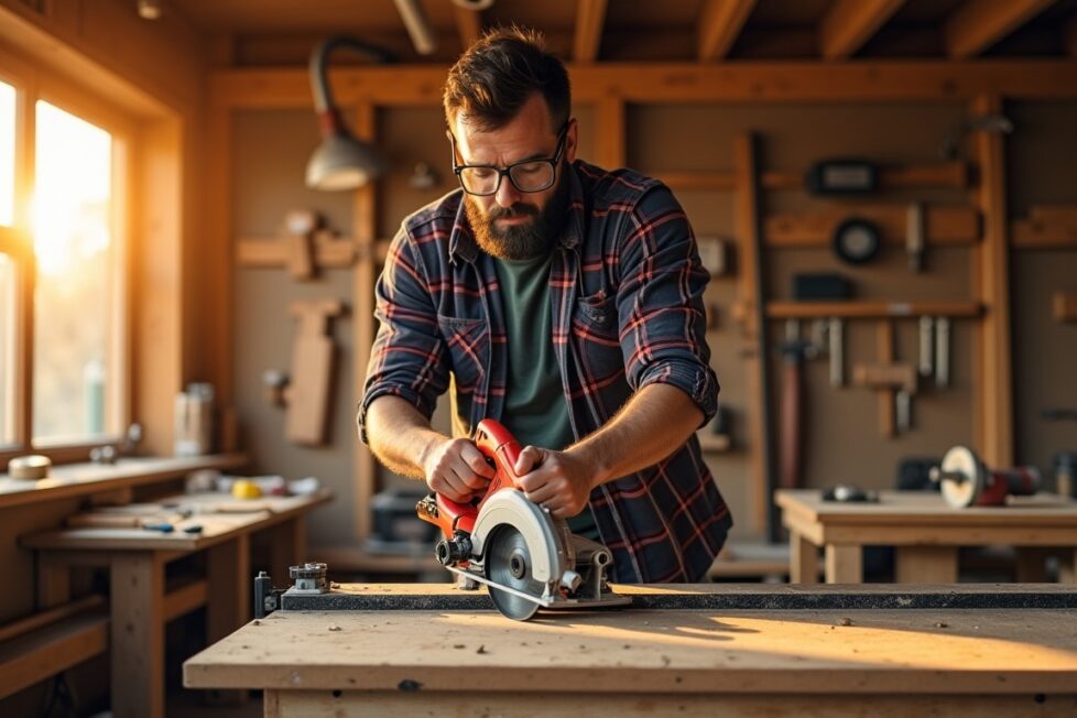 Maximisez l'efficacité de votre scie circulaire sur rail : techniques ingénieuses et conseils pratiques