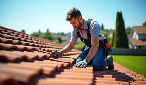 Remplacer une tuile cassée sans déplafonner : est-ce possible ?