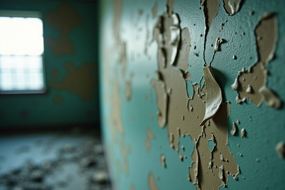 Peinture qui décolle sur un mur gras : l'importance du nettoyage avant application