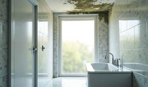 Moisissures au plafond de la salle de bain : causes principales et solutions efficaces pour les éliminer