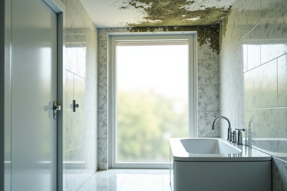Moisissures au plafond de la salle de bain : causes principales et solutions efficaces pour les éliminer