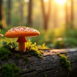 Champignon orange sur bois mort : découvrir son rôle et les gestes à adopter