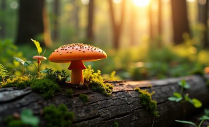 Champignon orange sur bois mort : découvrir son rôle et les gestes à adopter