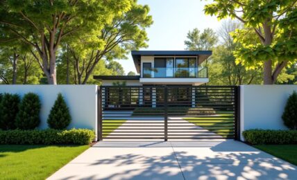 Guide pratique : choisir un portail et portillon en aluminium moderne pour sublimer votre maison